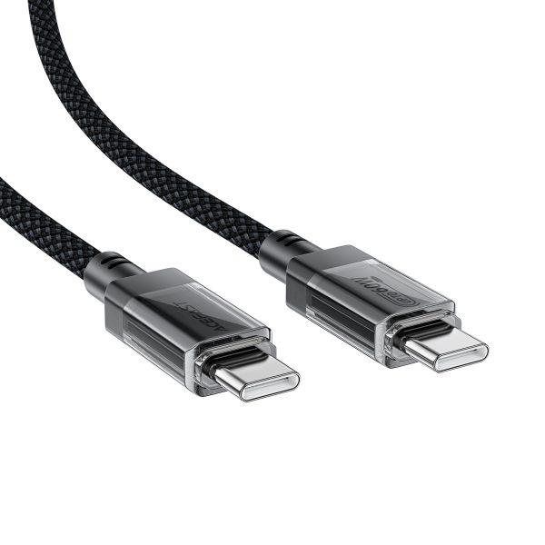 Kabelis USB -C kabelis ar neilona pinumu PD 60W 480MB/s - melns