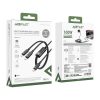 2in1 dubultā kabelis USB -C - 2x USB -C 100W 480MB/s - melns