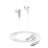 Vadu austiņas ar mikrofonu un USB -C 1,2m tālvadības pults - balts