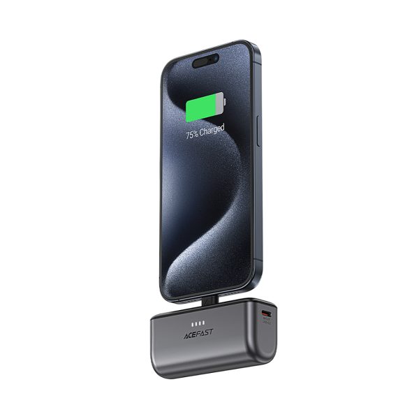 Mini PowerBank 5000mah par USB -C PD 20W - melns