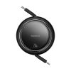 Free2Pull USB -C velmēts kabeļa kabelis - iPhone Lightning 20W 1M - melns