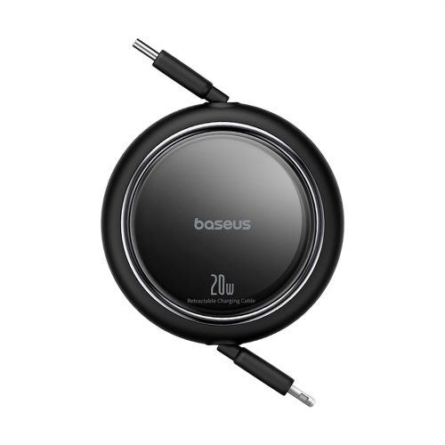 Free2Pull USB -C velmēts kabeļa kabelis - iPhone Lightning 20W 1M - melns