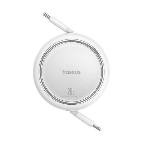 Free2Pull USB -C velmēts kabeļa kabelis - iPhone Lightning 20W 1M - balts