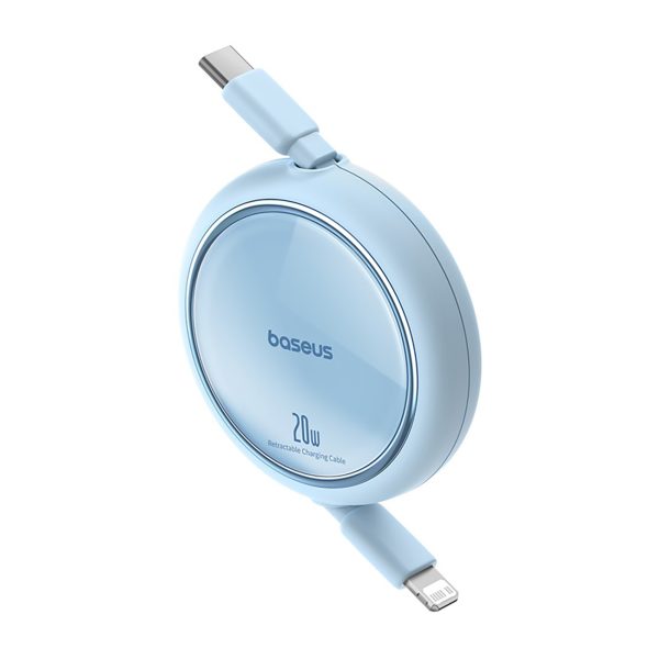 Free2Pull USB -C velmēts kabeļa kabelis - iPhone Lightning 20W 1M - Zils