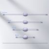 Free2Pull USB -C velmēts kabeļa kabelis - iPhone Lightning 20W 1M - Purple