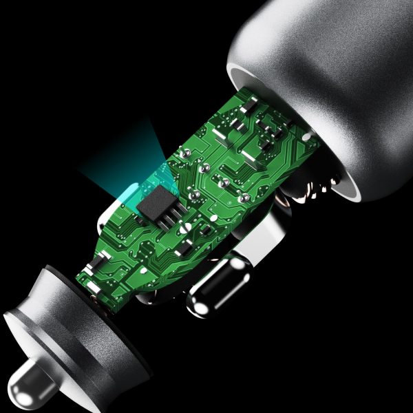 R4T 30W USB-A USB-C automašīnas lādētājs-pelējums