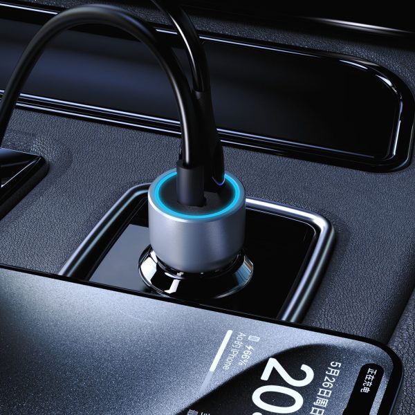 R4T 30W USB-A USB-C automašīnas lādētājs-pelējums