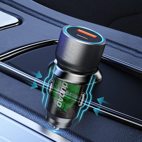 R4T 30W USB-A USB-C automašīnas lādētājs-pelējums