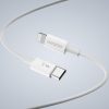 GAN A30EUL 30W USB-A USB-C lādētājs + USB-C kabeļa gaisma-balta