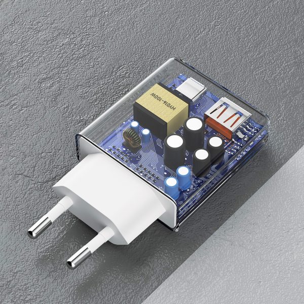 GAN A30EUL 30W USB-USB-C NETWORK Charger-White