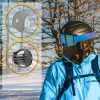 Sports Balaclava ar masku un filtrē jaunu samta velosipēdu velosipēdu slēpes pārgājienu - melns