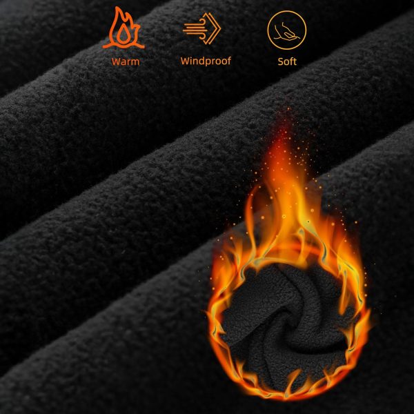 Sports Balaclava ar masku un filtrē jaunu samta velosipēdu velosipēdu slēpes pārgājienu - melns