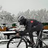 Vēja necaurlaidīga sporta jaka velosipēdu velosipēdu veidošanai līdz -10c izmēram L - melns
