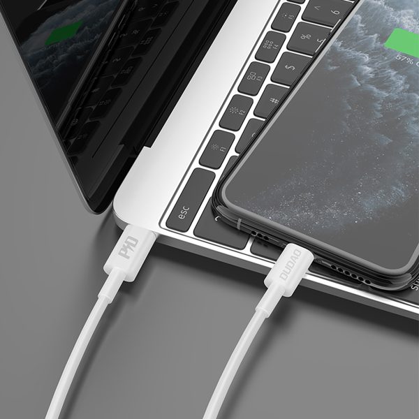 L6X USB -C kabeļa kabelis - iPhone Lightning Pd 20W 1M - balts