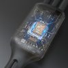 3in1 USB -C kabelis - USB -C / iPhone Lightning / Apple Watch Pd 100W 1,2m lādētājs - melns