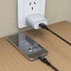 Kabeļa kabelis ar pinumu l3st usb -a - usb -c 5a 1,2m - melns