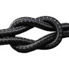 Kabeļa kabelis ar pinumu l3cl usb -c - zibens 30w 2m - melns