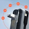 2in1 tīkla lādētājs uk ASV ES + PowerBank 1000MAH USB-C USB-A-GRAY