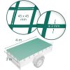 4 x 3 m zaļās piekabes aizsargājošais acs