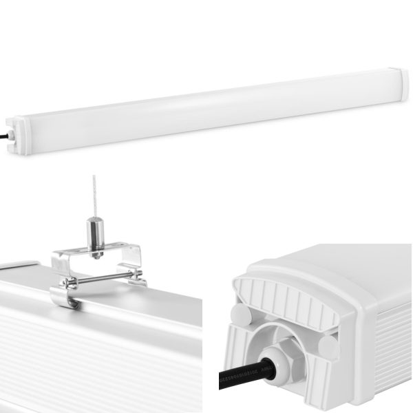 Lamp Lak vadīja hermētisko hermētisko dēli Obory Magazine IP65 6600 LM 120 cm 60 W