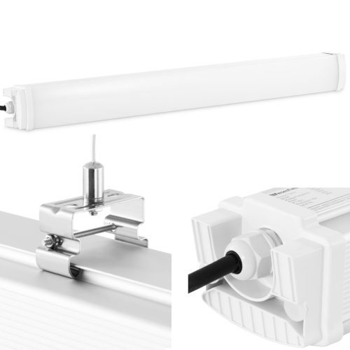 Lamp Lak noveda hermētiski ūdensnecaurlaidīgu uz pagraba žurnālu IP65 4400 LM 90 cm 40 W