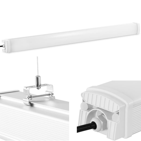 Lamp Lak vadīja hermētisko hermētisko dēli IP65 4400 LM 120 cm 40 W gaitā
