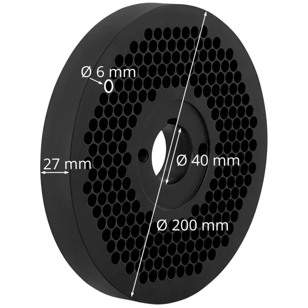 Matrica Wie-PM-1000 Dowel 200 mm caurumiem 6 mm
