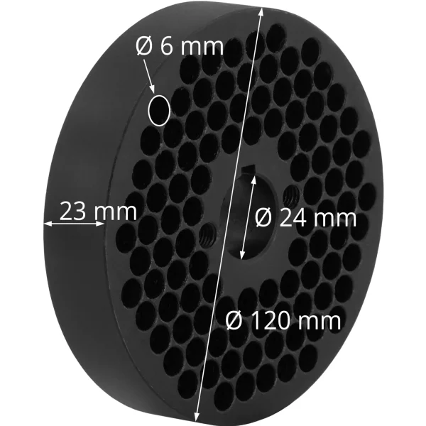 Matrica Wie-PM-1500 Wie-PM-500 Dowel. 120 mm caurumi 6 mm