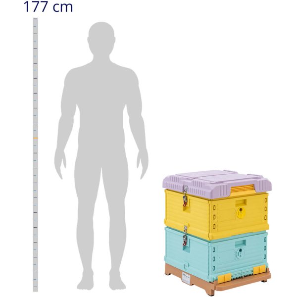 Pszczeli ul. Polipropilēna izolēti 2 korpusi 54 x 44 cm