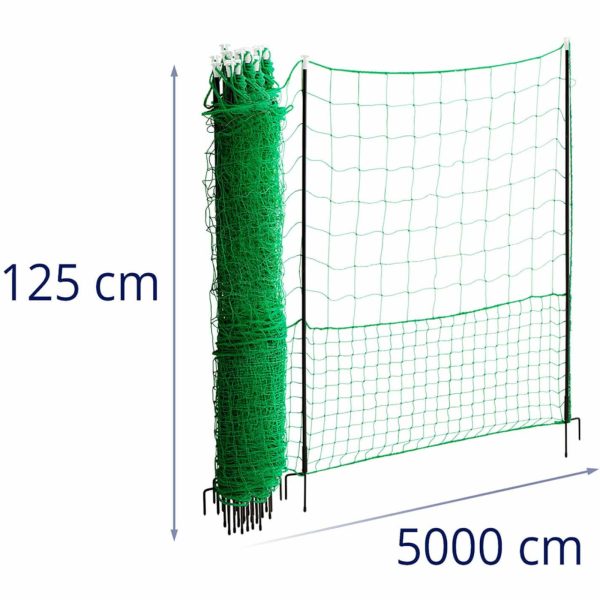 Mezgla selekcijas žogs mājputnu vistām 1,25 x 50 m