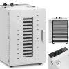 Bišu ziedputekšņu žāvētājs 16 ziedputekšņu plaukti 30-70c 100 l 1431 collas