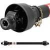 Artikulētās teleskopiskās jaudas vārpstas vārpsta 160-235 cm 1 3/8 '' 6 zobi