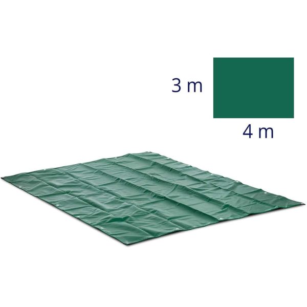 Pārklāšanas loksnes brezentācija ar 400 x 300 cm cilpām