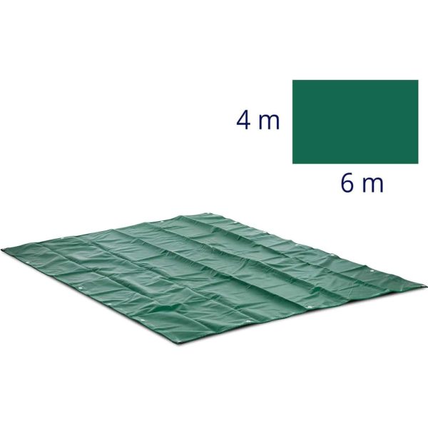 Pārklāšanas loksne brezentē ar PVC PVC acs 650 g/m2 600 x 400 cm