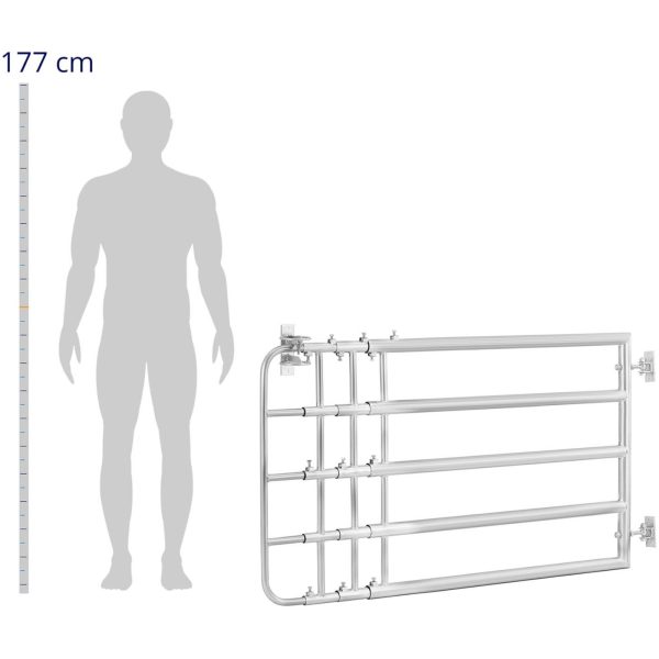 Ganību vārtu vārti lauksaimniecībai regulējami 150 - 400 cm