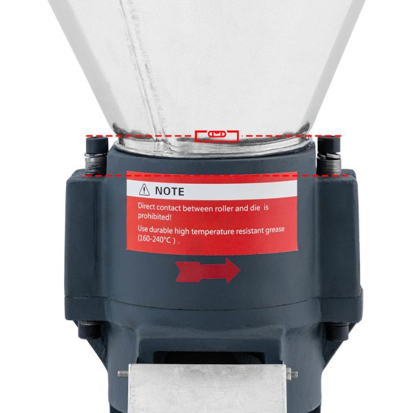 Padeves granulators barībai ar 4kW elektromotoru 90-120 kg/h