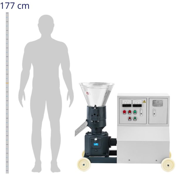 Pakešu granulators ar elektromotoru 7,5kW 200-300 kg/h