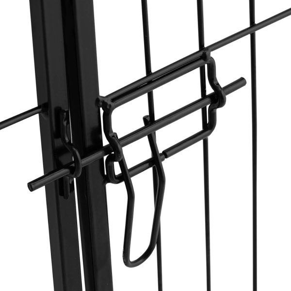 10280424-3 Playpen farrod przeciej kucēniem ar vārtiem ar augstumu 100 cm 8 segmentus