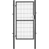 Vārtu vārtu dārza vārti ar tēraudu 105 x 231 cm