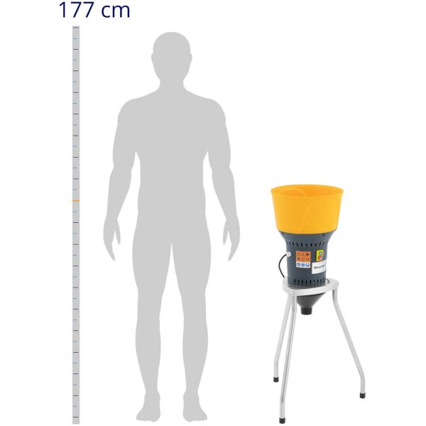Zirņu kukurūzas graudu šāviens ar 60 l 400 kg/h pamatni