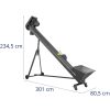 Gliemežu padevējs graudu granulām 3m 7 Pielāgojams augstums 1000 kg/h
