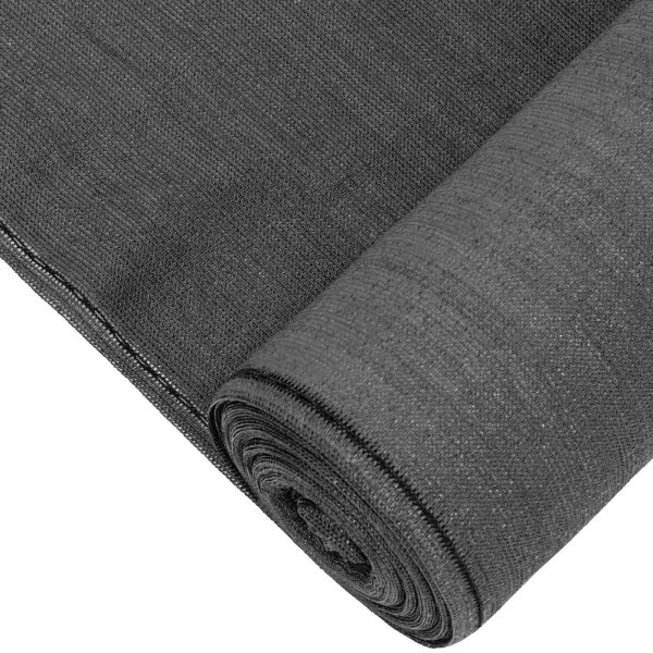Ēnojuma acs maskēšana HDPE žogam 50 x 1,5 m 180 g/m2 - pelēkā krāsā
