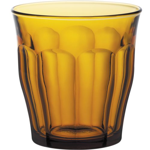 Glāze Duralex Picardie dzintara 310 ml apelsīnu - 6 gab.