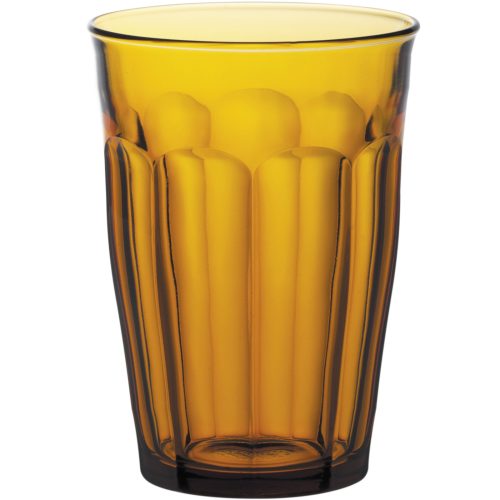 High Glass Duralex Picardie Amber 360 ml apelsīns - 6 gab.