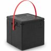 Termobox EPP Cambro konteiners picas 8. kastes pārvadāšanai 33x33x4cm sarkanā josta