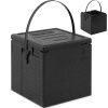 Termobox EPP Cambro konteiners picas 8. kastes pārvadāšanai 33x33x4cm melna josta