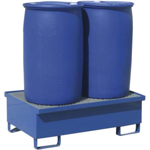 Metāla nebrīvē vanna 2 mucām 200L 120x80cm