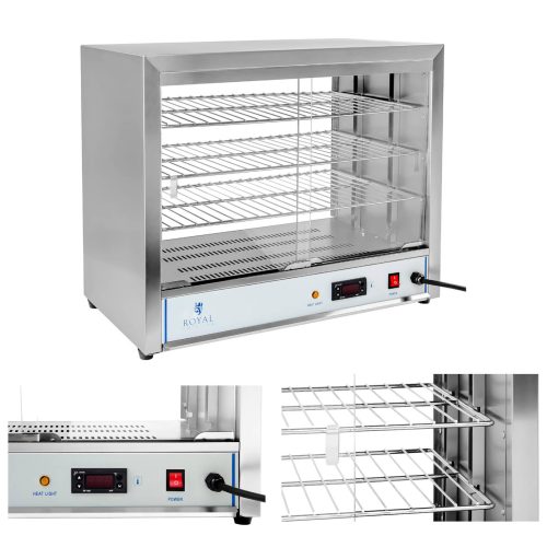 Siltas pārtikas izstādes apkures vieta 1000W platums 64cm