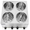 Elektriskais zupas sildītājs Bain-marie 600W 230V 4 x 3,8L