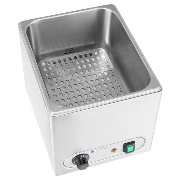 Hotdogu 10L 230V ūdens sildītājs desiņām RCHW-1000 Royal Catering